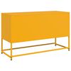 vidaXL TV Cabinet Mustard Yellow Steel 39.4 x 15.4 x 23.8 in TV Cabinet