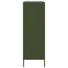 vidaXL Highboard Olive green Steel Medium Highboard Rectangular