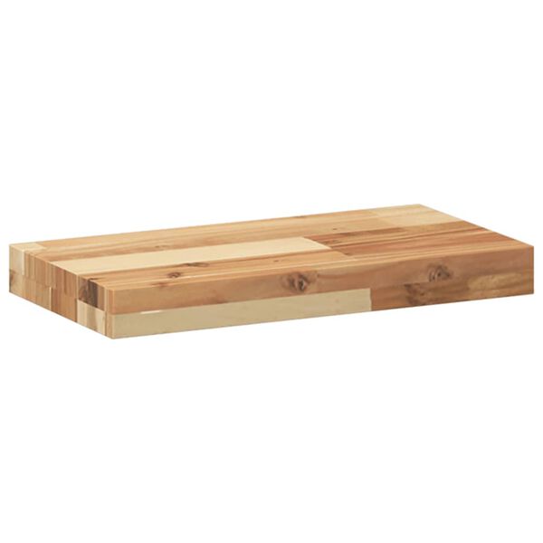 vidaXL Floating Shelf Varies due to natural wood grain Solid acacia wood