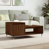 vidaXL Coffee Table Brown Oak Engineered Wood Medium Coffee Table