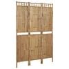 vidaXL 3-Panel Room Divider Bamboo 47.2"x70.9"