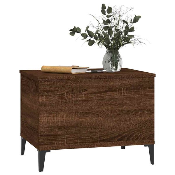 vidaXL Coffee Table Brown Oak Engineered Wood Compact