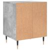 vidaXL Bedside Cabinet Concrete Grey Engineered wood, Metal Medium