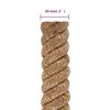 vidaXL Jute Rope 16.4 ' Long 1.97 " Thick