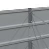 vidaXL Planter Light Grey 480 x 50 x 45 cm Galvanised Steel
