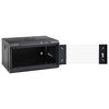 vidaXL Network Cabinet Black 20.87 x 17.72 x 11.81 in Steel