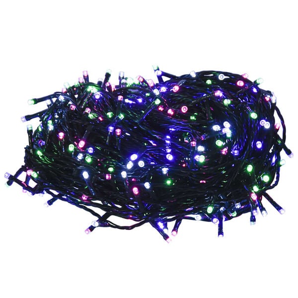 vidaXL LED String Pastel multicolored Polyvinyl chloride (PVC), copper