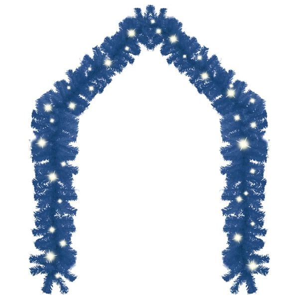 vidaXL Garland Blue PVC 32.8FT Christmas Garland Other
