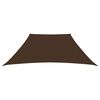 vidaXL Sunshade Sail Oxford Fabric Trapezium 2/4x9.8' Brown