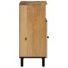 vidaXL Side Cabinet Natural Solid mango wood, engineered wood, iron Medium