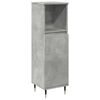 vidaXL Bathroom Cabinet Concrete grey Engineered wood, iron Tall