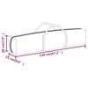 vidaXL Party Tent Red 210D oxford fabric, Steel 6.6x6.6 ft Foldable