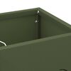 vidaXL Umbrella Stand Olive 15.5 x 15.5 x 49 cm Metal