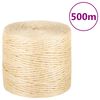 vidaXL Rope 100% Sisal 0.16 " 1640.4 '