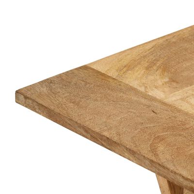 vidaXL Bench 63"x13.8"x17.7" Solid Wood Mango