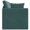 vidaXL Floor Sofa Bed Dark Green 83.86 x 27.56 x 30.31 in Velvet