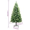 vidaXL Artificial Hinged Christmas Tree