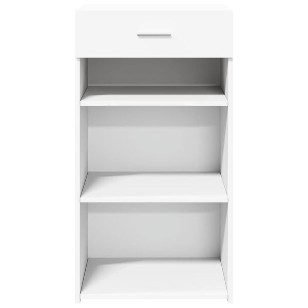 vidaXL Sideboard White Engineered wood Medium White Sideboard