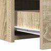 vidaXL Dressing Table Brown 23.62 x 15.75 x 27.56 in Engineered Wood