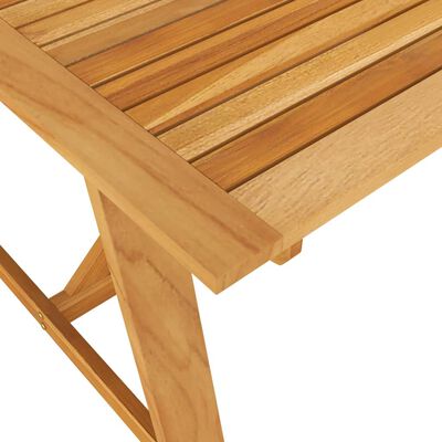 vidaXL Garden Dining Table 81.1"x39.4"x29.1" Solid Acacia Wood