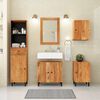 vidaXL Bathroom Wall Cabinet Natural Solid acacia wood Medium