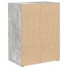 vidaXL Bookcase Concrete Grey Engineered Wood Small Bookcase