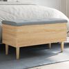 vidaXL Storage Bench Sonoma oak, Light grey