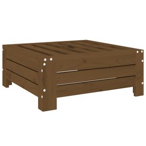 vidaXL Parasol Base Cover Honey Brown Solid Pine Wood Standard