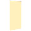 vidaXL Roller Blind Yellow 100% Polyester 39.4x90.6 in Height-Adjustable