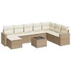 vidaXL Garden Sofa Set Beige