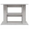 vidaXL Aquarium Stand Grey Sonoma Engineered wood 31.5 in Storage
