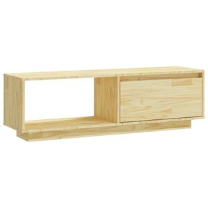 vidaXL TV Cabinet Pine Solid Pinewood TV Cabinet Rectangular