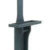 vidaXL Garden Shower Anthracite Solid fir wood Large Rotatable