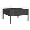 vidaXL Garden Furniture Set Black