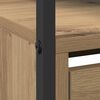 vidaXL Shoe Cabinet Artisan Oak 100 x 34 x 112 cm Engineered Wood