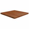 vidaXL Table Top Dark Brown Solid Oak Wood 31.5 x 31.5 in Durable