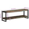 vidaXL TV Stand 47.2"x11.8"x15.7" Solid Wood Reclaimed