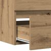 vidaXL Sink Cabinet Artisan Oak Engineered Wood 39.4 x 15.2 x 17.7 in