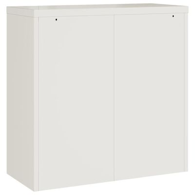 vidaXL File Cabinet White 35.4"x15.7"x35.4" Steel