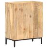 vidaXL Sideboard Natural wood grain Solid mango wood Medium Sideboard