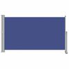 vidaXL Side Awning Blue Polyester with PU coating 55.1 x 118.1 in