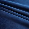 vidaXL Blackout Curtains 2 pcs with Hooks Velvet Dark Blue 55.1x68.9"
