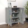 vidaXL Sideboard Gray Sonoma 27.4"x13.4"x35.4" Engineered Wood