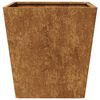 vidaXL Garden Planter Brown Weathering steel Medium Durable