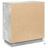 vidaXL LED Sideboard Concrete grey 27.95 x 13.58 x 29.53 in