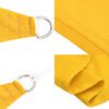 vidaXL Sunshade Sail 1.75 oz/ft² Yellow 3/4x6.6' HDPE
