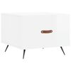 vidaXL Coffee Table Set of 2 High Gloss White Engineered Wood
