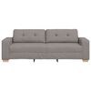 vidaXL Sofa Taupe 87.01 x 30.71 x 31.50 in Fabric
