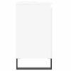 vidaXL Bathroom Cabinet White Engineered wood, iron Medium