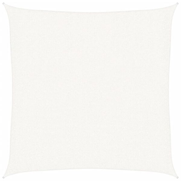 vidaXL Sunshade Sail HDPE Square 6.6x6.6' White